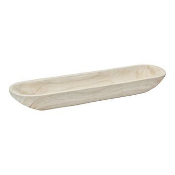 Storied Home Decorative Paulownia Wood Tray