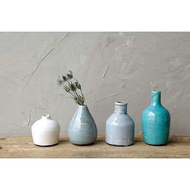 Storied Home Round Terracotta Vases 4-piece Set
