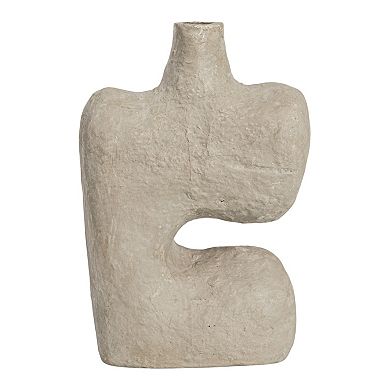 Storied Home Grey Paper Mache Vase