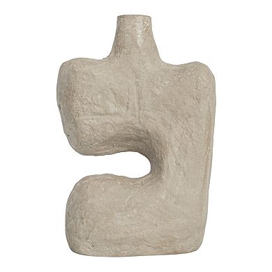Storied Home Grey Paper Mache Vase