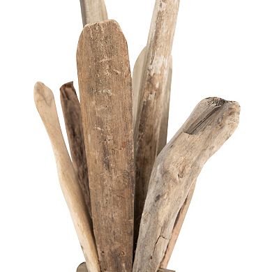 Storied Home Decorative Driftwood Pineapple Table Decor