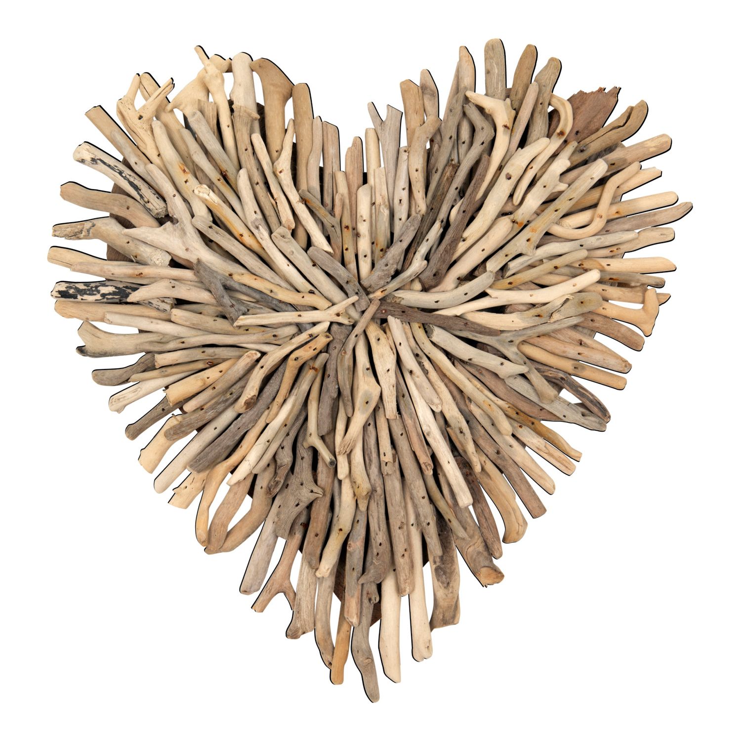 Storied Home Driftwood Heart Shaped Wall Decor ( loose little pieces ) see the picture