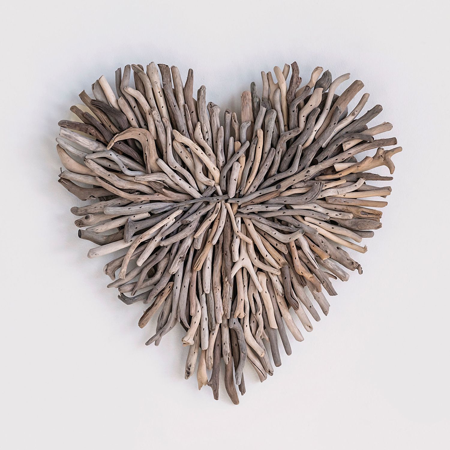 Storied Home Driftwood Heart Shaped Wall Decor ( loose little pieces ) see the picture