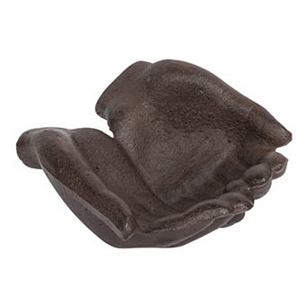 Storied Home Cast Iron Hands Dish