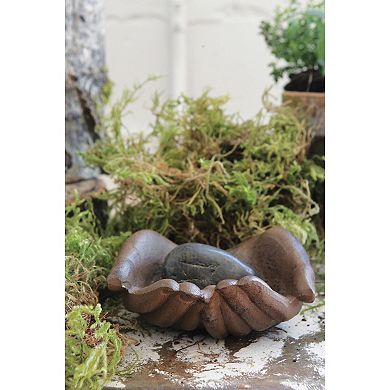 Storied Home Cast Iron Hands Dish