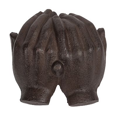 Storied Home Cast Iron Hands Dish