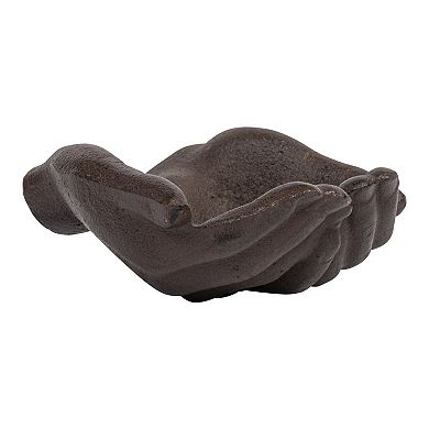 Storied Home Cast Iron Hands Dish