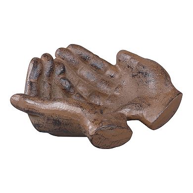 Storied Home Cast Iron Hands Dish
