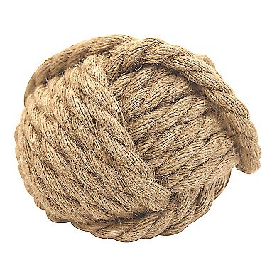 Storied Home Nautical Rope Knot Decorative Cotton Door Stop