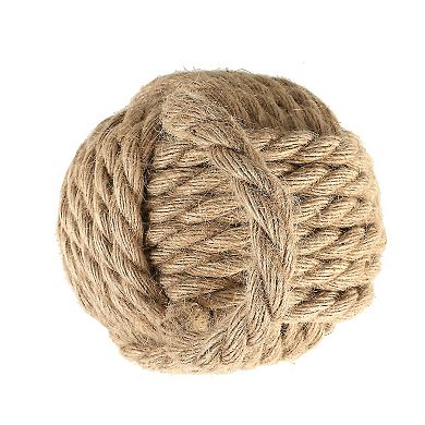 Storied Home Nautical Rope Knot Decorative Cotton Door Stop