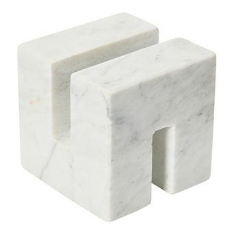 Storied Home Contemporary Marble Cookbook Stand