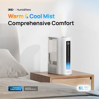 DREO 6L Warm & Cool Mist Humidifier