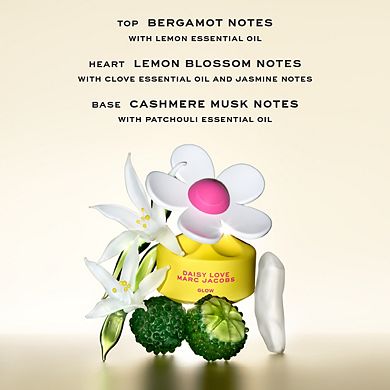 Daisy Love Glow Eau de Toilette with Bergamot, Lemon & Cashmere Musk