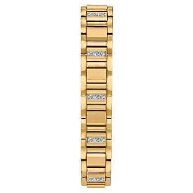 Citizen Men's Eco-Drive Crystal Accent Gold Tone Stainless Steel Watch & Bracelet Box Set