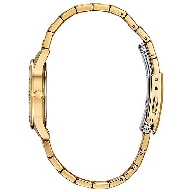 Citizen Women's Gold Tone Stainless Steel Crystal Accent Bracelet Watch