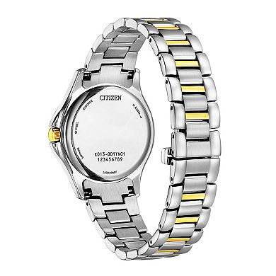 Citizen Women's Eco-Drive Dress Classic Two-Tone Diamond Accent Bracelet Watch