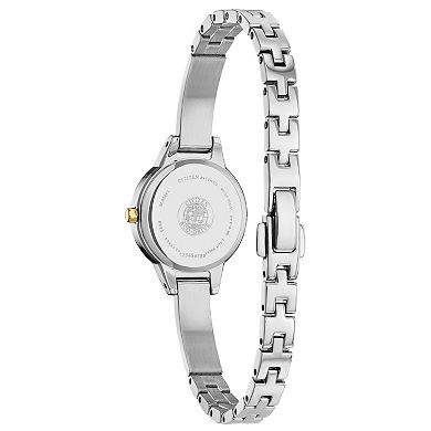 Citizen Women's Eco-Drive Classic Petite Two-Tone Stainless Steel Crystal Accent Bangle Watch