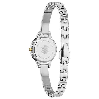 Citizen Eco-drive Women\'s Silver Bracelet Watch with Crystal Accents Ladies main image 4