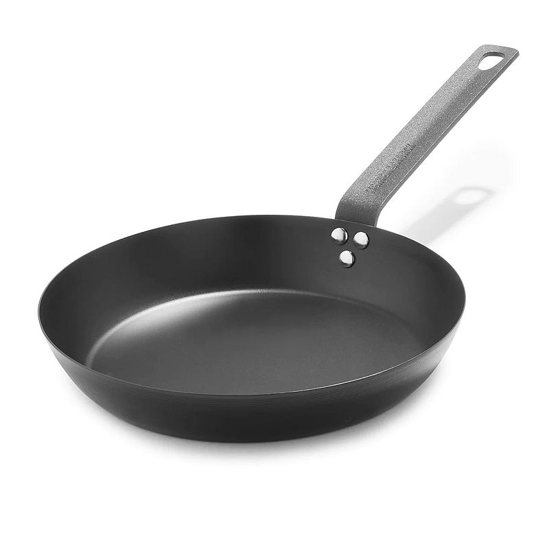 Merten & Storck Pre-Seasoned Carbon Steel Black Frying Pan  10-inch