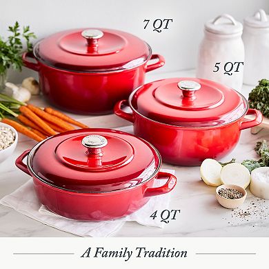 Merten & Storck Enameled Iron 7-Quart Dutch Oven