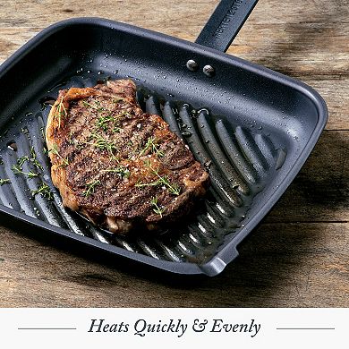 Merten & Storck Carbon Steel 11" Square Grill Pan