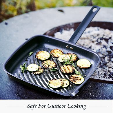 Merten & Storck Carbon Steel 11" Square Grill Pan