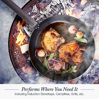 Merten & Storck Pre-Seasoned Carbon Steel 12" Frying Pan