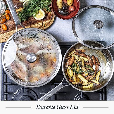 Merten & Storck Stainless Steel 3.5-Quart Saute Pan & Lid