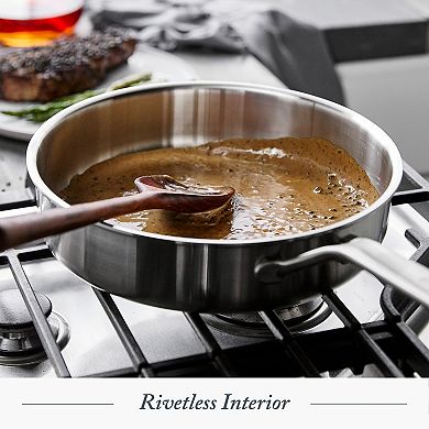 Merten & Storck Stainless Steel 3.5-Quart Saute Pan & Lid