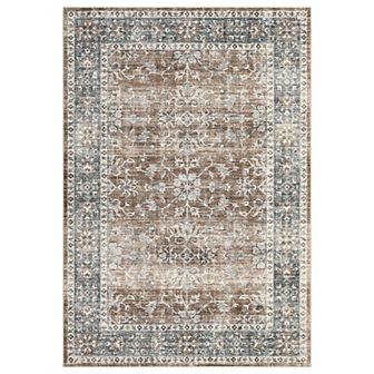 Garvee Transitional Floral Area & Oriental Washable Floor Carpet for Home Decor
