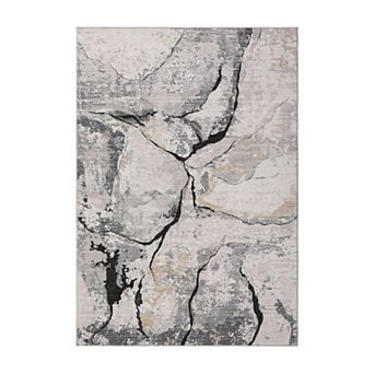 Garvee Modern Abstract Rug Indoor Contemporary Floor Cover for Hallway Kitchen Bedroom Living Room