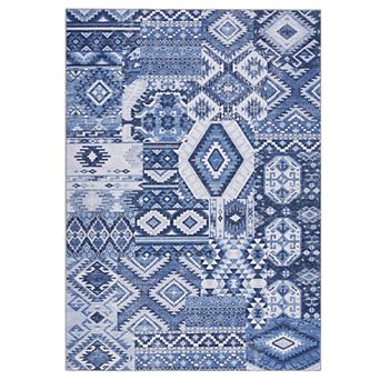 Garvee Traditional Floral Print Area Rug Machine Washable Vintage Soft Carpet Mat