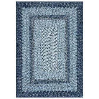 Garvee Modern Imitation Braided Print Area Rug Soft Stain Resistant Geometric Carpet