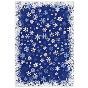 Garvee Xmas Tree and Snowflake Area Rugs Resistant Accent Rug for Dining Bedroom Decor