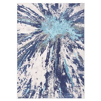 Garvee Modern Abstract Rug for Living Room Washable Soft Floor Carpet for Bedroom