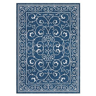 Garvee Modern Distressed Floral Indoor Rugs Washable Soft Floor Carpet for Bedroom
