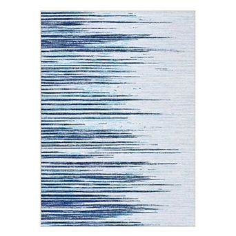 Garvee Indoor Modern Soft Throw Carpet & Machine Washable Contemporary Low Pile Abstract Rug