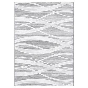 Garvee Contemporary Curve Abstract Rug Soft Boho Living Room Carpet