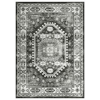 Garvee Vintage Faux Fur Rug Machine Washable Floor Cover for Living Room Bedroom