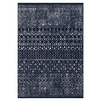 Garvee Vintage Distressed Area Rug for Living Room Soft Washable Throw Carpet for Home Decor