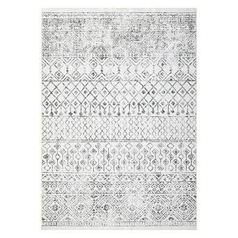 Garvee Vintage Distressed Area Rug for Living Room Soft Washable Throw Carpet for Home Decor