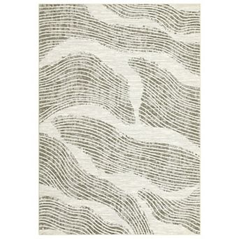 Garvee Modern Abstract Washable Area Rug Indoor Contemporary Throw Carpet