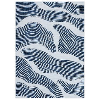 Garvee Modern Abstract Washable Area Rug Indoor Contemporary Throw Carpet