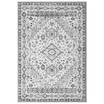 Garvee Boho Machine Washable Rug Vintage Office Rug