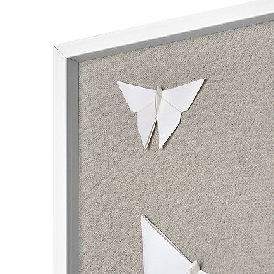 American Art Décor Frozen in Flight Paper & Linen Wall Art
