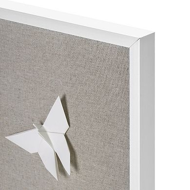 American Art Décor Frozen in Flight Paper & Linen Wall Art