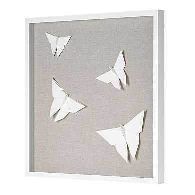 American Art Décor Frozen in Flight Paper & Linen Wall Art