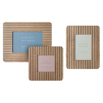 American Art Décor Memories 3 pc Box Top Photo Frame Set
