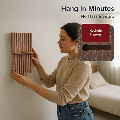 American Art Décor Half Circles Angles 4-pc. Shelf Wall Decor Set