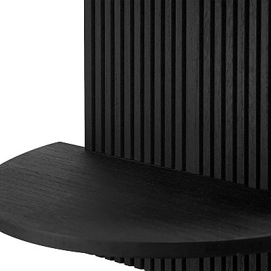 American Art Décor Lunar Ledges Black Shelf Wall Decor